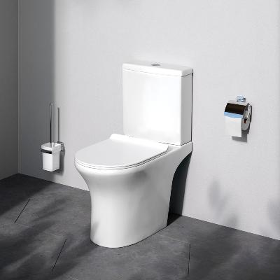 Унитаз-компакт напольный AM.PM Stern C7L8600SC безободковый с сиденьем микролифт, белый