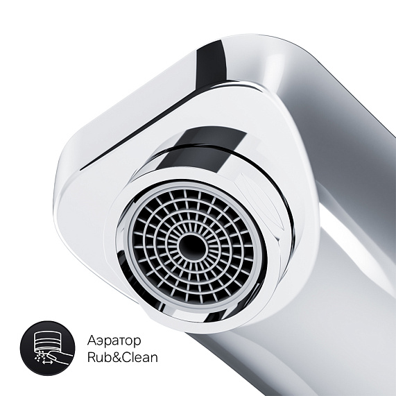 Смеситель для раковины (умывальника) AM.PM Gem F90A72200 хром встраиваемый-5