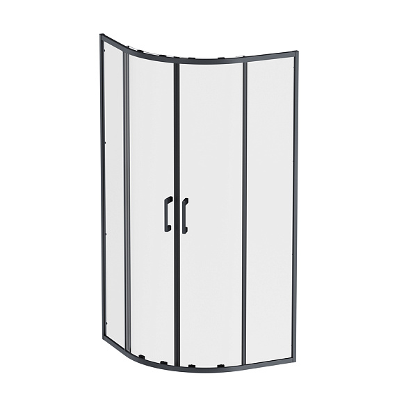 Душевое ограждение без поддона 90x90 AM.PM Above W9XG-401-9090-BT профиль черный-14