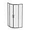 Душевое ограждение без поддона 90x90 AM.PM Above W9XG-401-9090-BT профиль черный