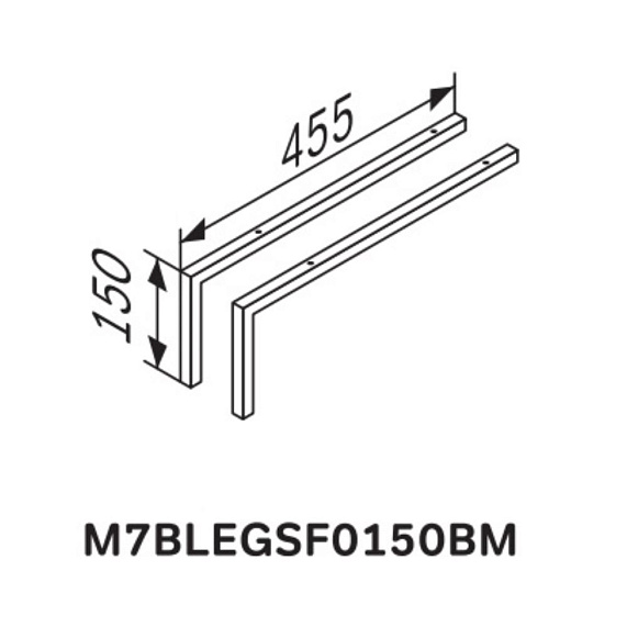 Тумба с раковиной 80 AM.PM Sense M7BFUX0802OF подвесная/напольная на ножках, светлое дерево-3