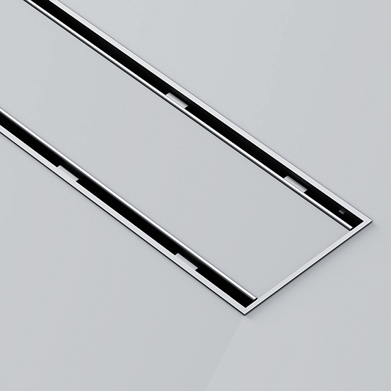 Душевой трап (лоток) 50 AM.PM PrimeFlow W02SC-U11-050-04SB комбинированный затвор со стальной матовой решеткой под плитку-17