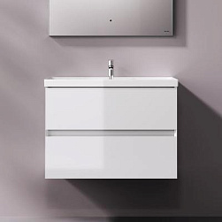 Тумба под раковину 80 AM.PM Above M9XFHX0802WG подвесная белая глянцевая