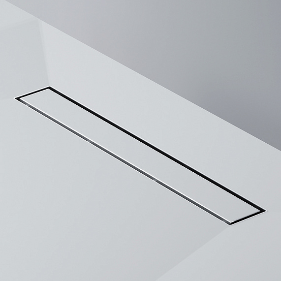 Душевой трап (лоток) 50 AM.PM MasterFlow W01SC-U11-050-04SB комбинированный затвор со стальной матовой решеткой под плитку-16