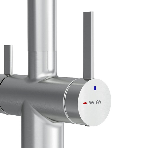 Смеситель для кухни AM.PM Func F8F05711 высокий с L-изливом с каналом для питьевой воды, сатин-9