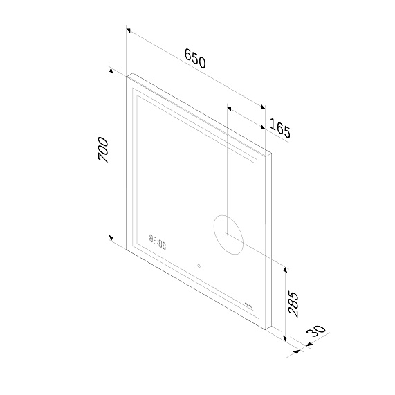 Мебель для ванной 60 AM.PM Gem напольная, белый глянец напольная-7