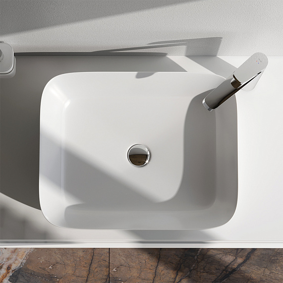 Раковина накладная 51 AM.PM Func M8FWCC10510WG белая-2