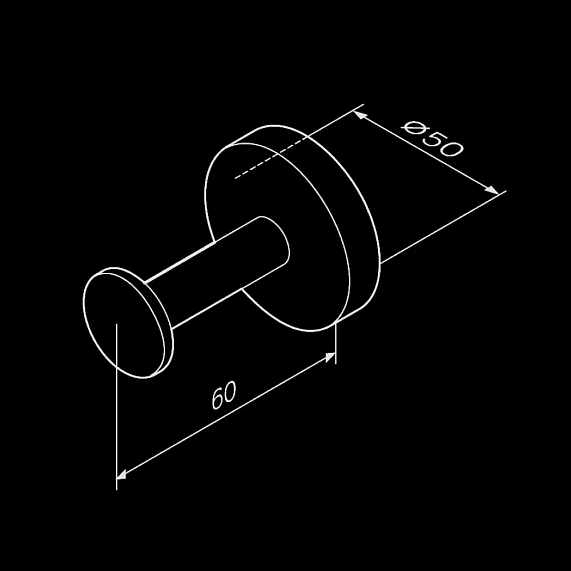 Крючок для полотенец AM.PM Inspire 2.0 A50A35822 черный-7