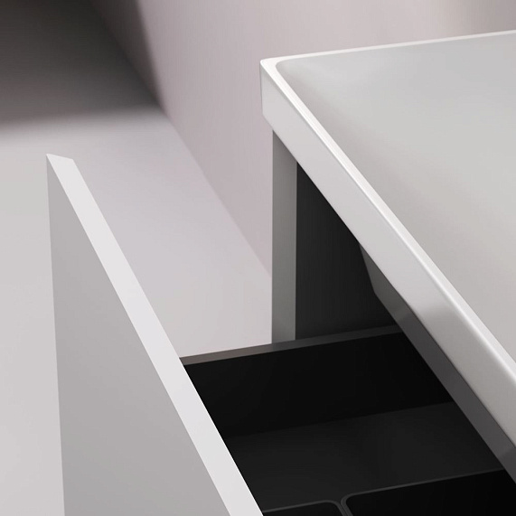 Тумба с раковиной 60 AM.PM Above M9X-FSX0602WG-WCC0600WG напольная, белая глянцевая-5