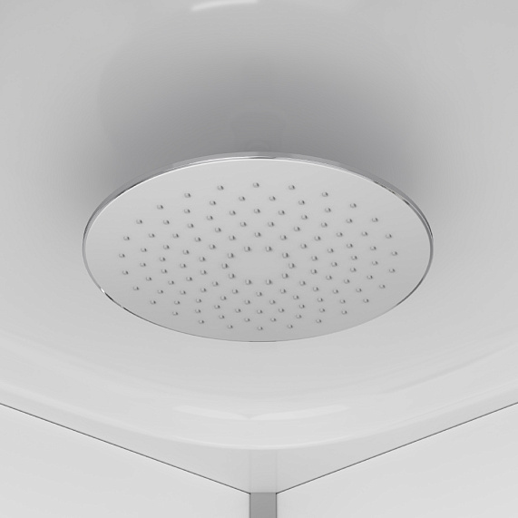 Душевая кабина 90x90 AM.PM Like W80C-019A-090MTA с гидромассажем, профиль хром, высокий поддон-2