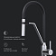 Смеситель для кухни AM.PM Like F8013000 высокий, хром, с черным гибким изливом