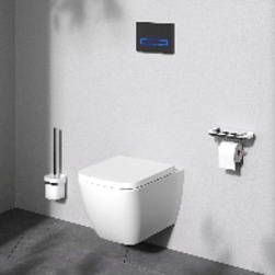 Унитаз подвесной AM.PM Gem C901901SC безободковый с сиденьем микролифт, белый