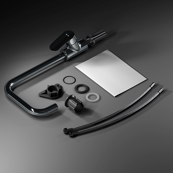 Смеситель для кухни AM.PM Like F8006000 высокий, хром-7