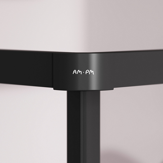 Душевое ограждение без поддона 80x80 AM.PM Above W9XG-403-8080-BT профиль черный-9