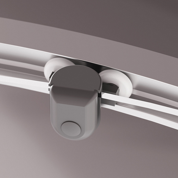 Душевая кабина 90x90 AM.PM Above W9XC-401A-9090MT профиль серебристый, высокий поддон-7