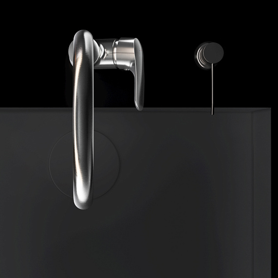 Смеситель для кухни AM.PM Like F8007T11 высокий с каналом питьевой воды, сатин + дозатор моющего средства-3