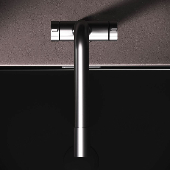 Смеситель для кухни AM.PM Func F8F05711 высокий с L-изливом с каналом для питьевой воды, сатин-3