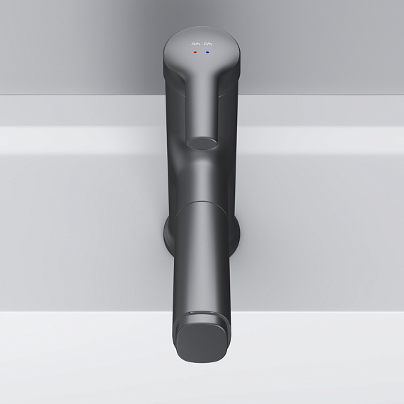 Смеситель для раковины (умывальника) AM.PM X-Joy S F85B02922 с выдвижным изливом, черный-3