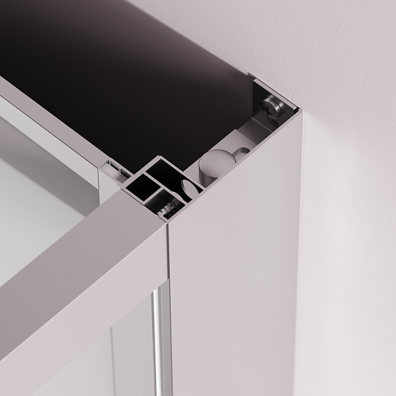 Душевая кабина 90x90 AM.PM Above W9XC-401-9090MT профиль серебристый, низкий поддон-6