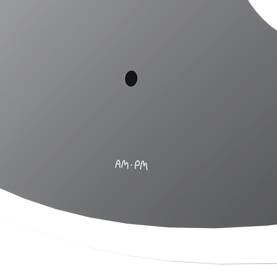 Зеркало с подсветкой в ванную закругленное 55 AM.PM Func M8FMOX0553SA с косметическим зеркалом сенсорное-4