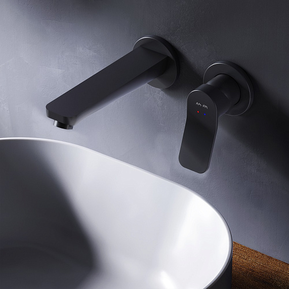 Смеситель для раковины (умывальника) AM.PM X-Joy F85A72622 черный встраиваемый