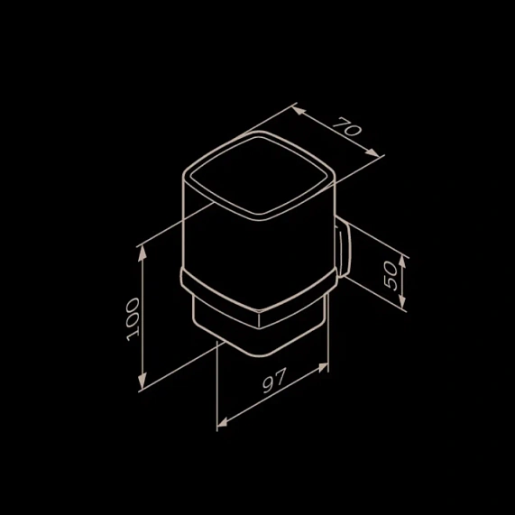 Набор аксессуаров AM.PM Gem хром (крючки, стакан, мыльница)-5