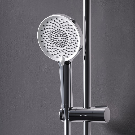 Душевой гарнитур AM.PM X-Joy F0185A000 штанга, шланг, лейка 3 режима, хром-1