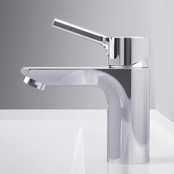 Тумба с раковиной и смесителем 65 AM.PM X-Joy M85AFHX0652WG подвесная белый глянец-3