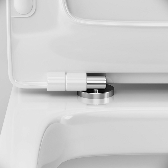 Унитаз напольный Damixa Origin Bit 778608SC с сиденьем микролифт, белый-4