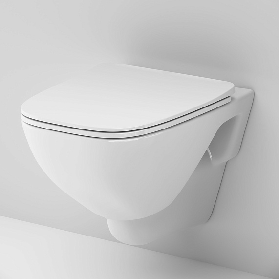 Унитаз подвесной AM.PM X-Joy C851701SC безободковый с сиденьем микролифт, белый-3