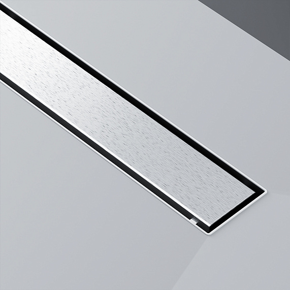 Душевой трап (лоток) 90 AM.PM MasterFlow W01SC-U11-090-04SB комбинированный затвор со стальной матовой решеткой под плитку-19