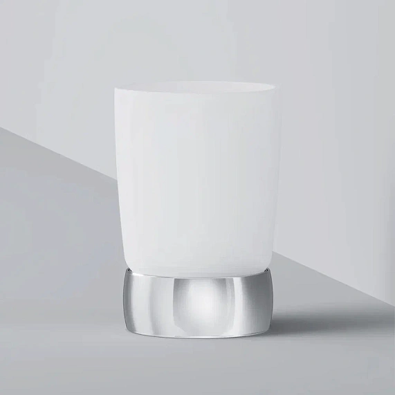 Стакан для зубных щеток AM.PM Sensation A3031300 стеклянный, отдельностоящий, хром-2