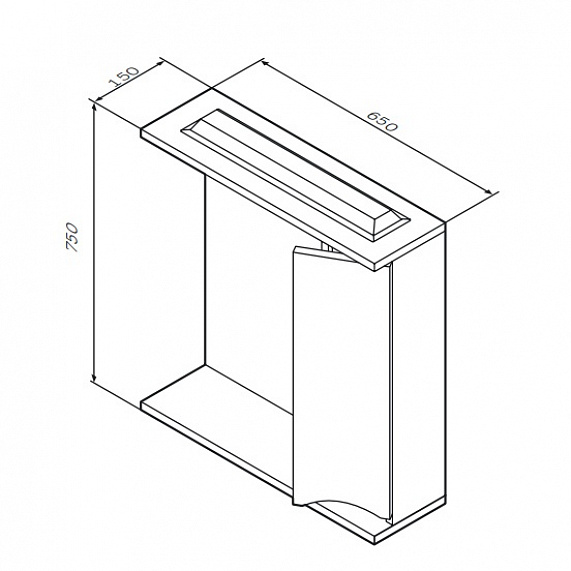 Мебель для ванной 65 AM.PM Like подвесная, белый глянец подвесная-5