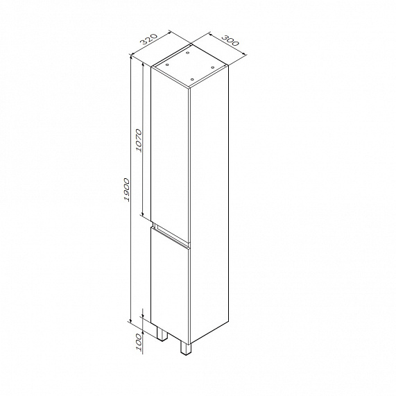 Мебель для ванной 65 AM.PM X-Joy напольная, белый глянец напольная-3