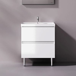 Тумба под раковину 60 AM.PM Above M9XFSX0602WG напольная, белая глянцевая