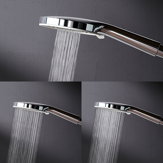 Душевая система AM.PM X-Joy F0785A700 стойка с тропическим душем, смесителем, изливом, хром-6