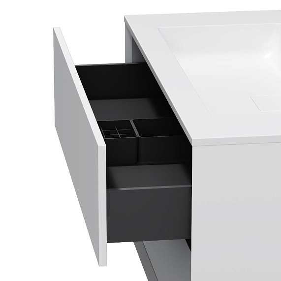 База под раковину 100 AM.PM Libre M60FHX1002WM подвесная белая матовая-9