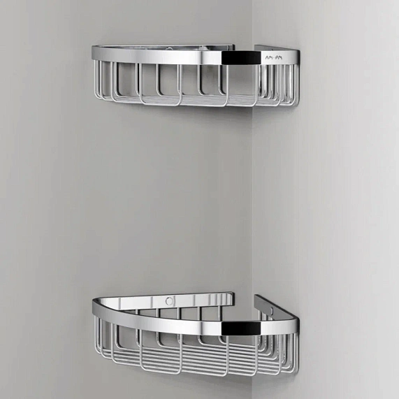 Полка в ванную угловая AM.PM Sense L A7452200 хром-3