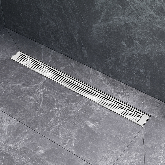 Душевой трап (лоток) 70 AM.PM MasterFlow W01SC-P11-070-01SB комбинированный затвор со стальной матовой решеткой-5