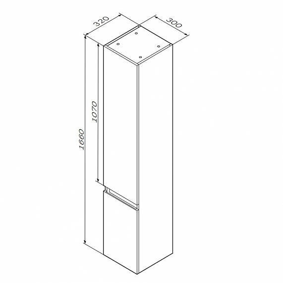 Мебель для ванной 100 AM.PM X-Joy подвесная, белый глянец-3