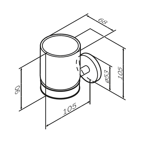 Набор аксессуаров AM.PM X-Joy золото (стакан, крючок, мыльница)-5