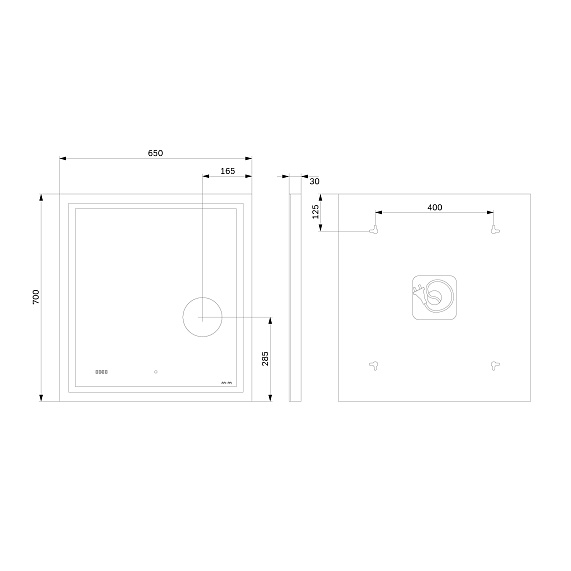 Мебель для ванной 60 AM.PM Gem напольная, белый глянец напольная-8