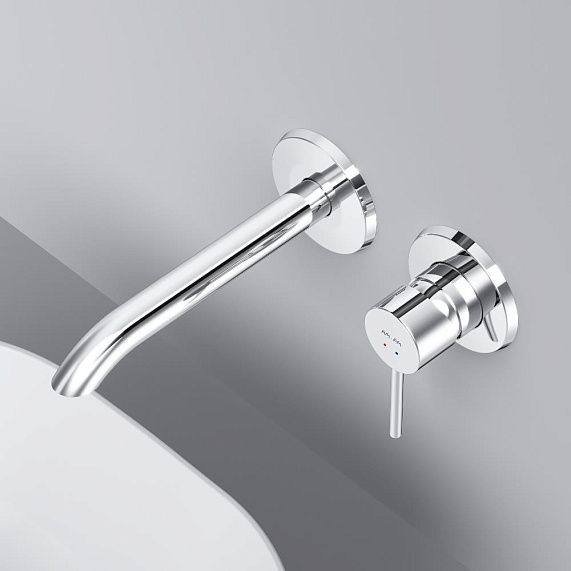 Смеситель для раковины (умывальника) AM.PM Libre F6072600 хром встраиваемый-7