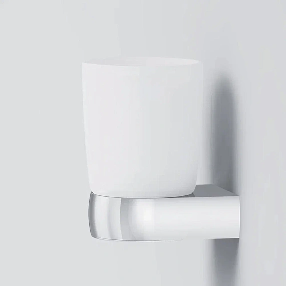 Стакан для зубных щеток настенный AM.PM Sensation A3034300 стеклянный, хром-2