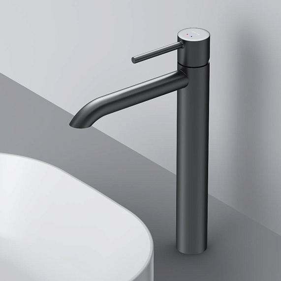 Смеситель для раковины (умывальника) AM.PM Libre F6092022 высокий черный-7