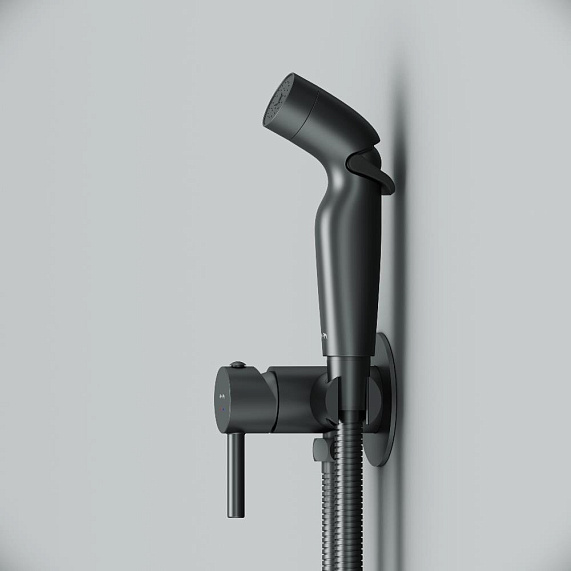 Гигиенический душ со смесителем AM.PM Above F0H9X022 черный встраиваемый-6