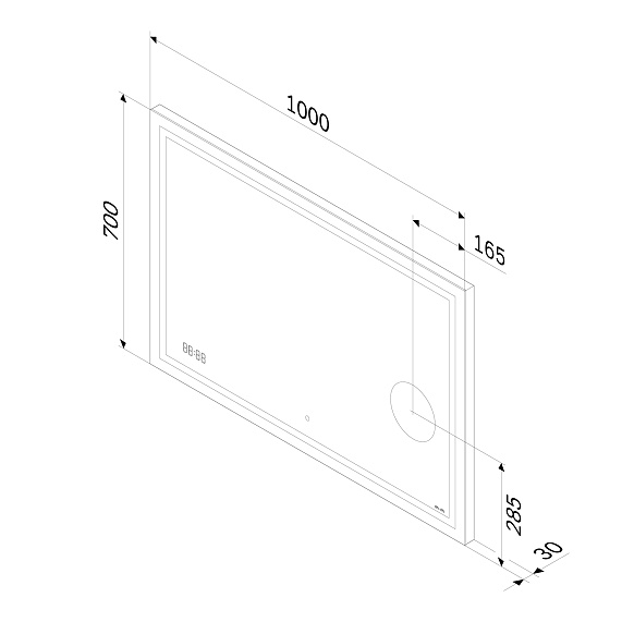 Мебель для ванной 100 AM.PM X-Joy подвесная, белый глянец-8