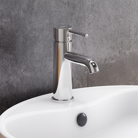 Смеситель для раковины Damixa Scandinavian Pure 360210000 хром-2