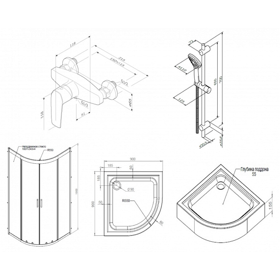 Ванная комната AM.PM Gem UK91SA-6