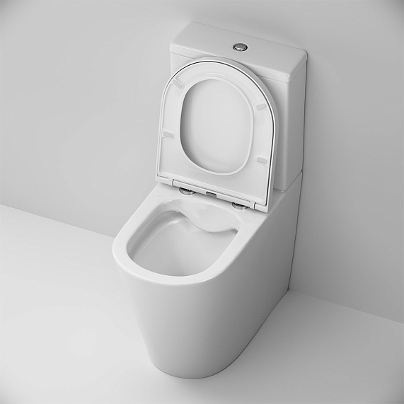 Унитаз-компакт напольный AM.PM Flash C9H8600LMSC безободковый с сиденьем микролифт, белый-4